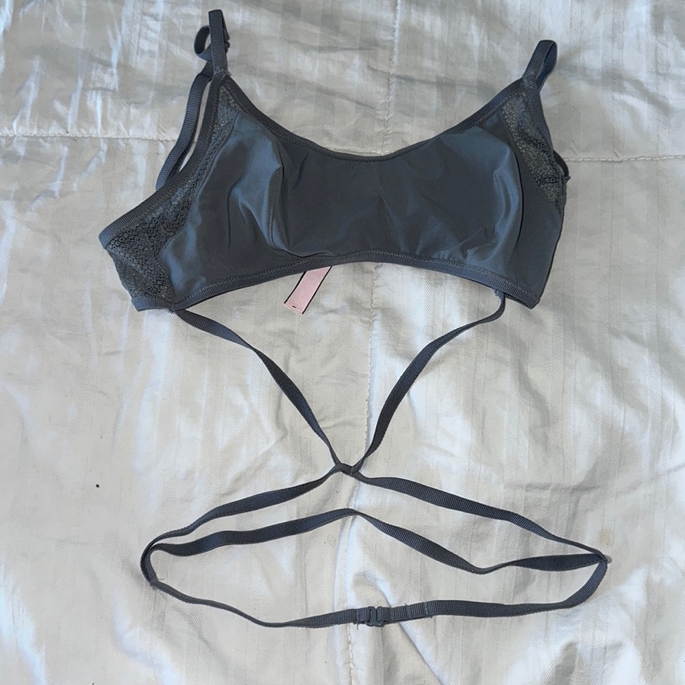VS strappy grey bralette
